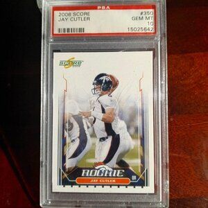 NFL Trading Card - Jay Cutler Rookie - Blue, White, Orange